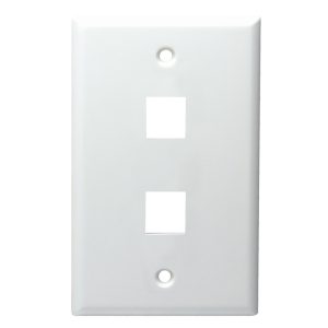 Keystone Midi Plate 2 Port UL