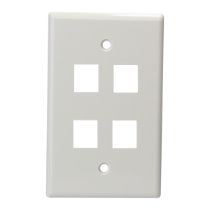 Keystone Midi Plate 4 Port UL