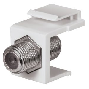 Keystone Jack w/ 1GHZ F-Connector UL