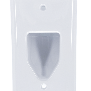 1 gang recessed low voltage cable plate