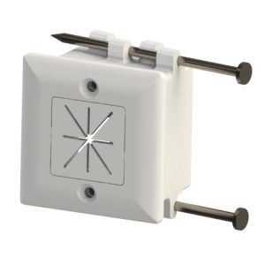 Rough-In Hole Saw Plate, White