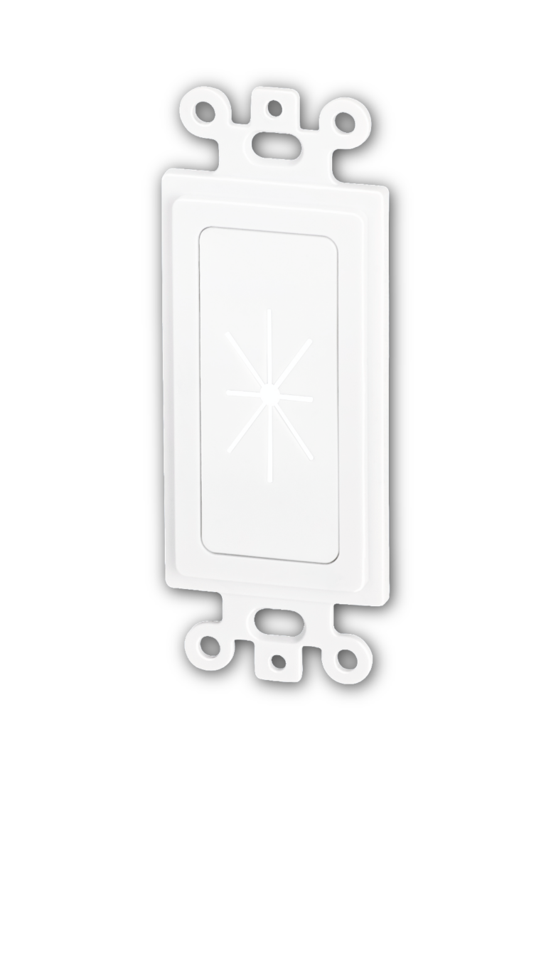 Decor Insert w/Flexible Opening | Datacomm Electronics