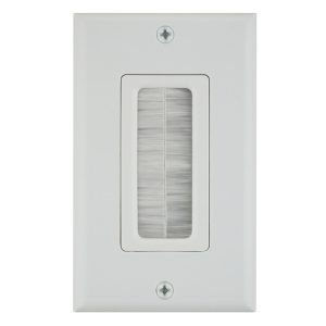 1 Gang Decora Brush Wall Plate