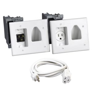 Recessed Pro-Power Kit, White