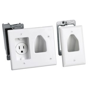 Flat Panel TV Cable Organizer