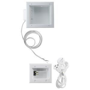 Recessed TV Cable & Media Organizer