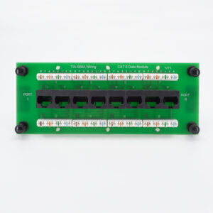 8 port Cat6 Data Module