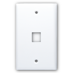 1 port standard size keystone plate