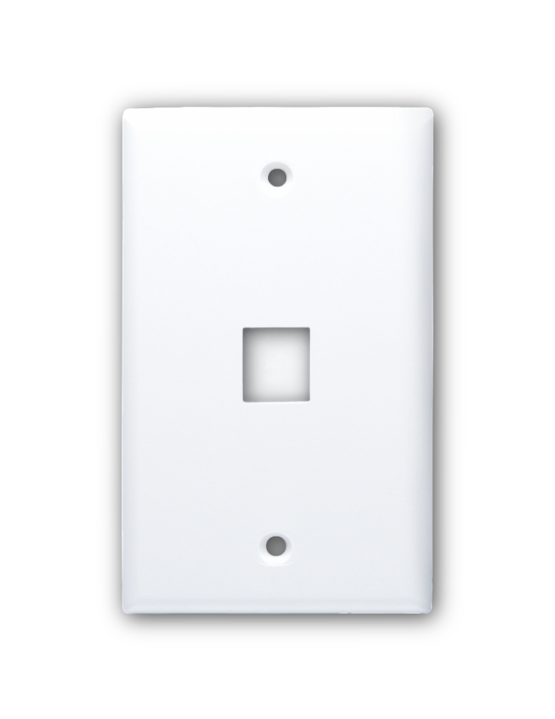1 port standard size keystone plate