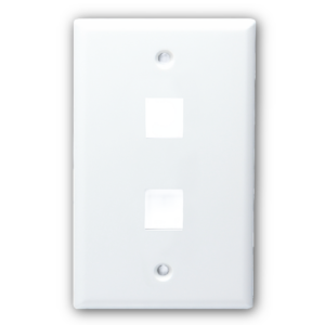 2 port standard size keystone plate