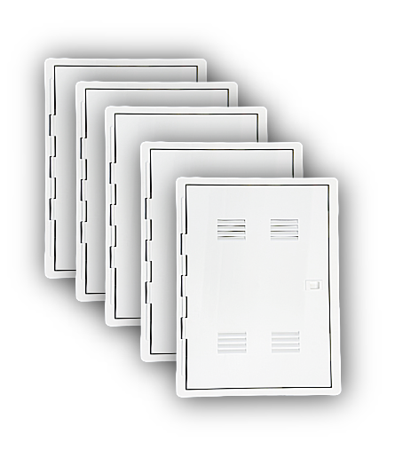 5 pack 21 inch "deep" hinged doors priced per door